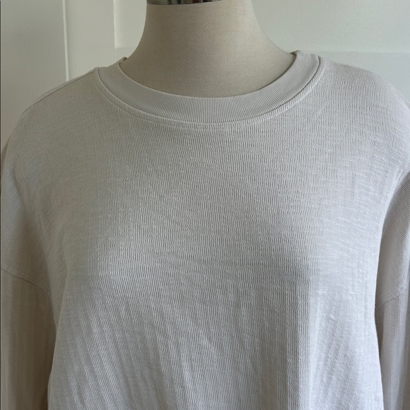 Apiece Apart Cream Crew Neck sweatshirt - Picture 3 of 7